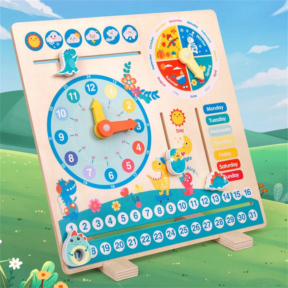 Multi Learning Clock Children's Multifaceted Learning Clock – Montessori Australia