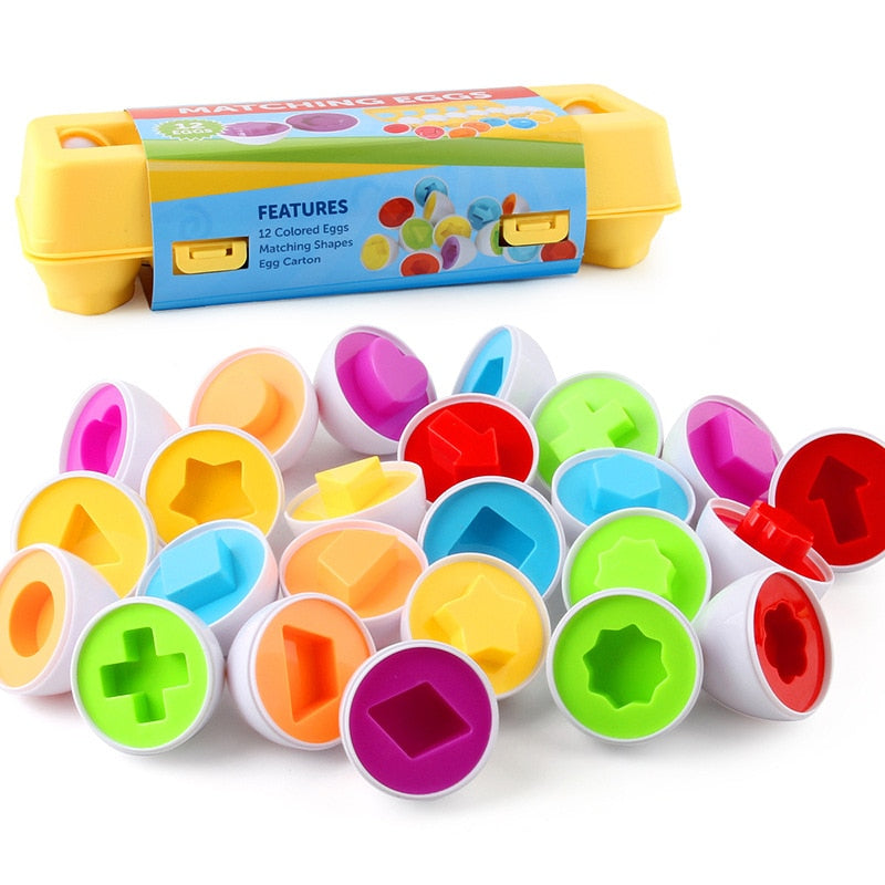 Montessori Geometric Eggs