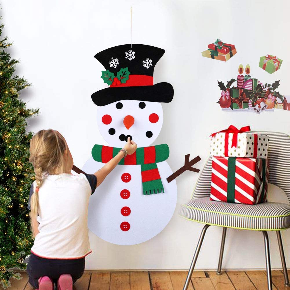 Kids DIY Christmas Snowman