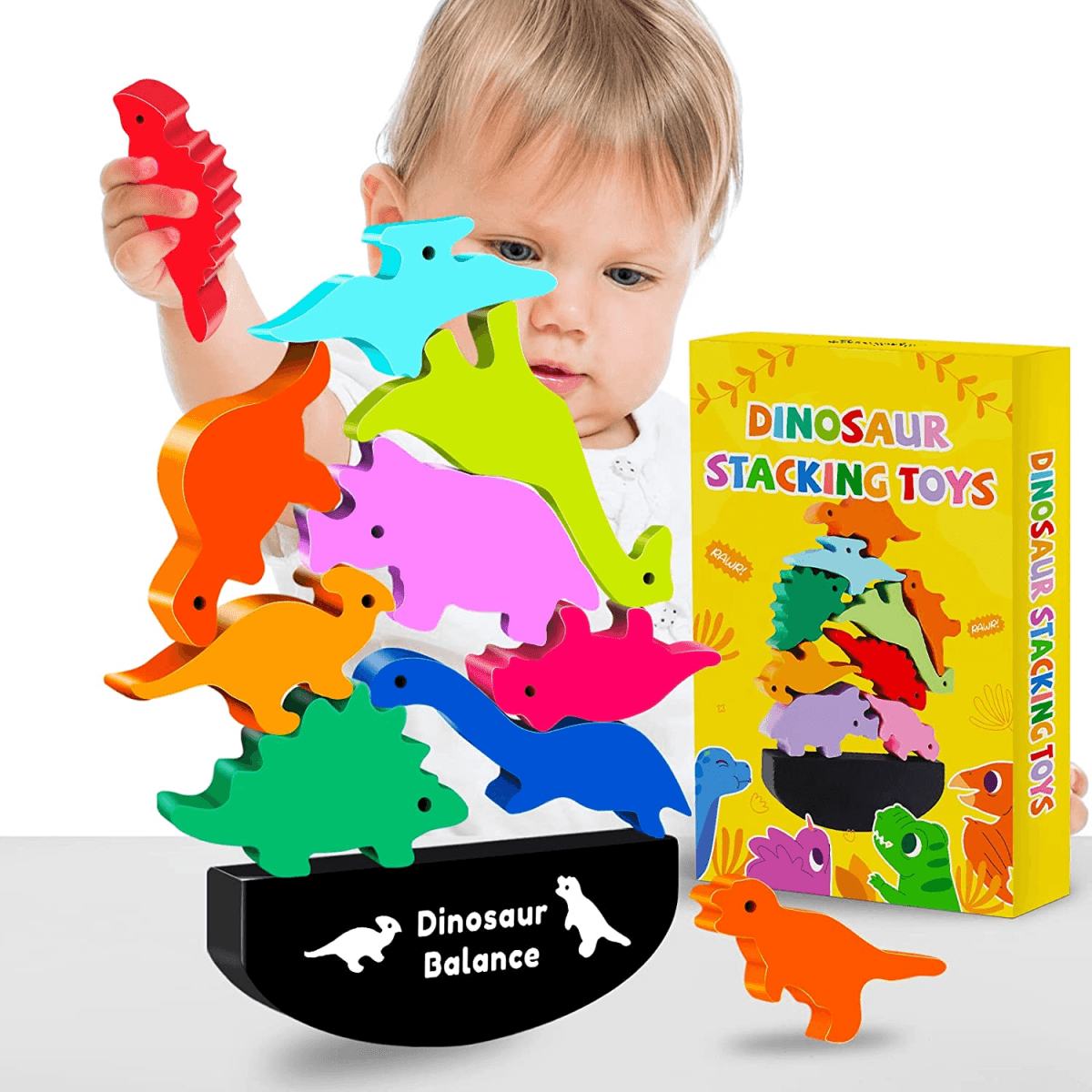 Montessori Dinosaur Balancing Game