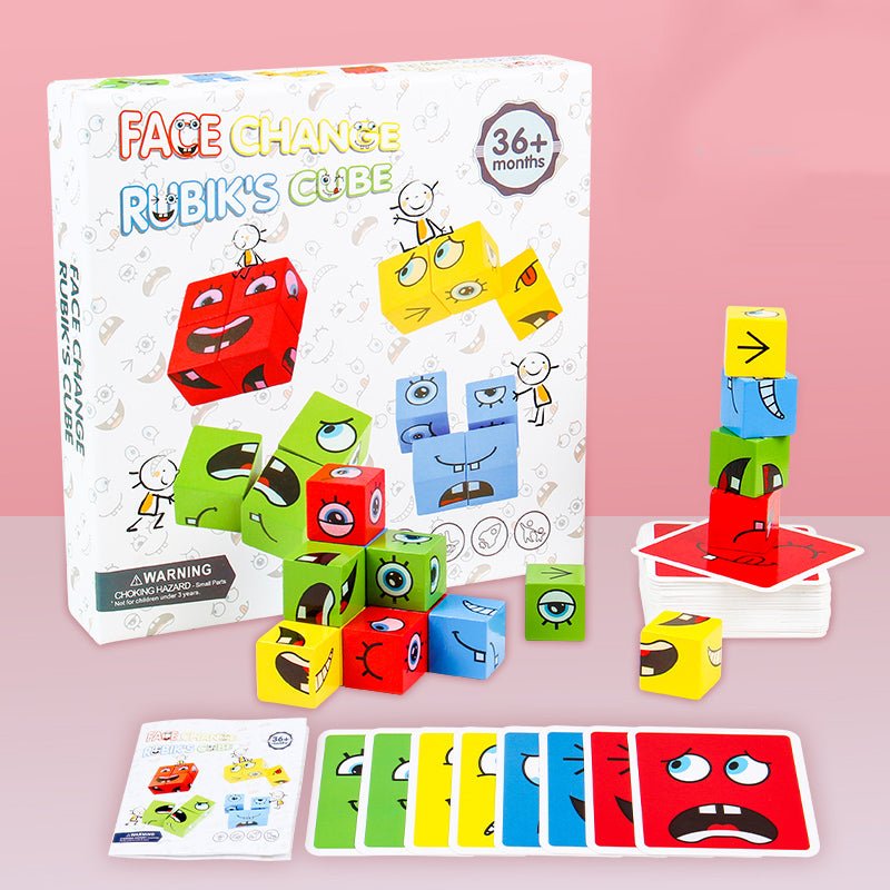 Montessori Face Change Rubik's Cube