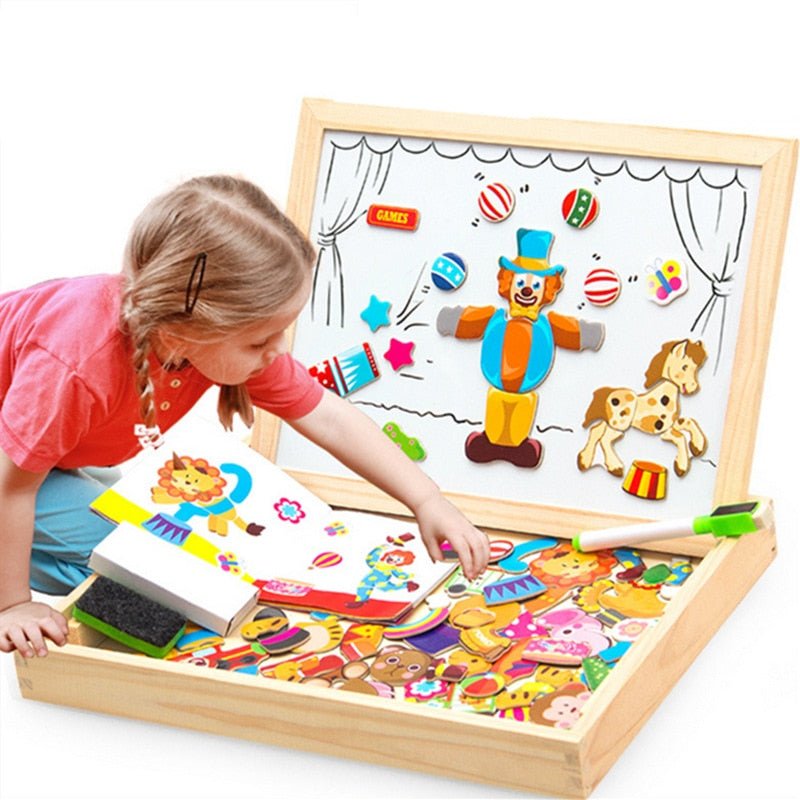 Montessori Magnetic Circus Board