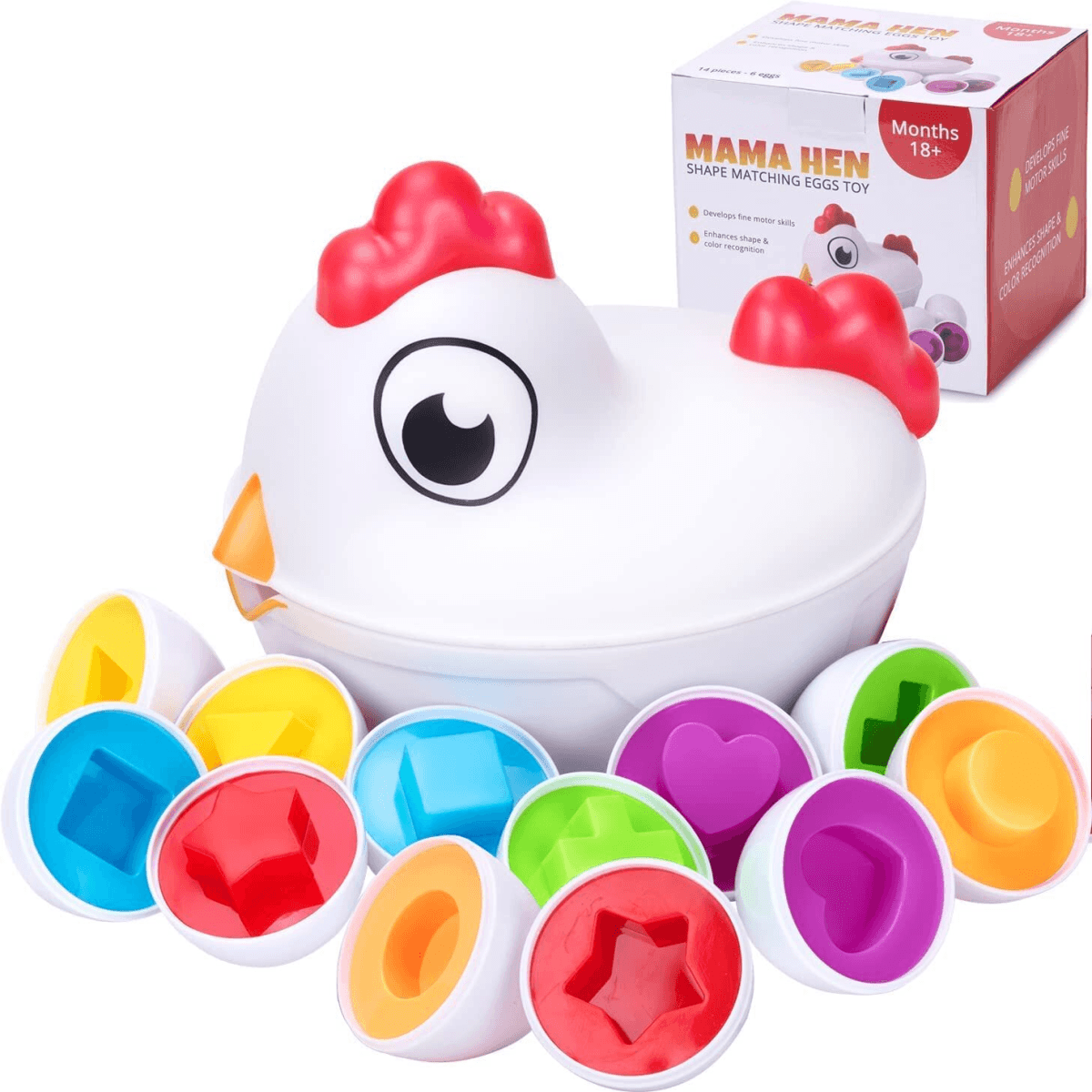 Montessori Mama Hen Matching Eggs – Montessori Australia